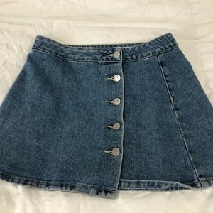 Denim Mini Skirt